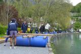 idee fr sommer teamevent Flossbau Flossfahrt